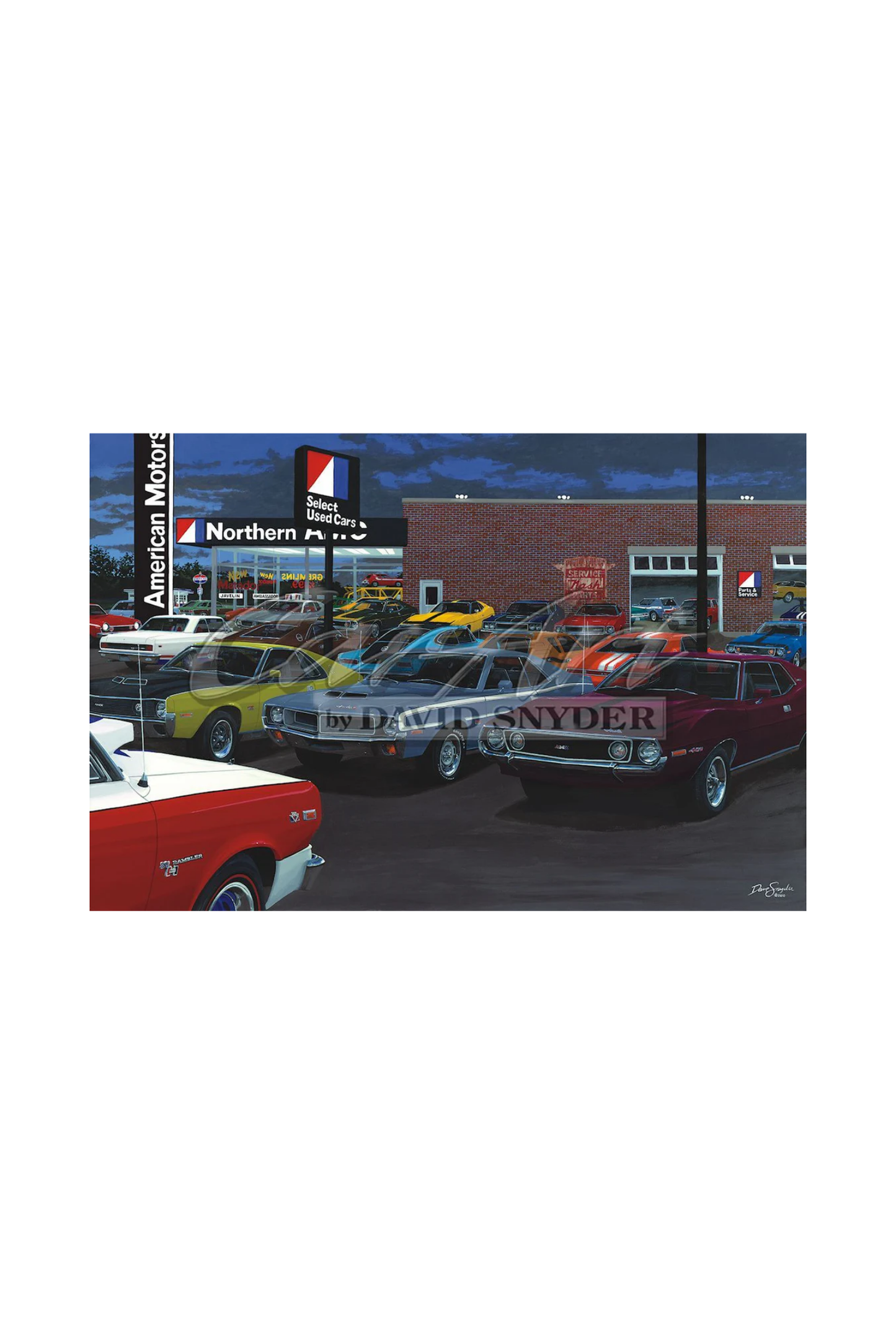 "American Muscle Car" Limited Edition Print