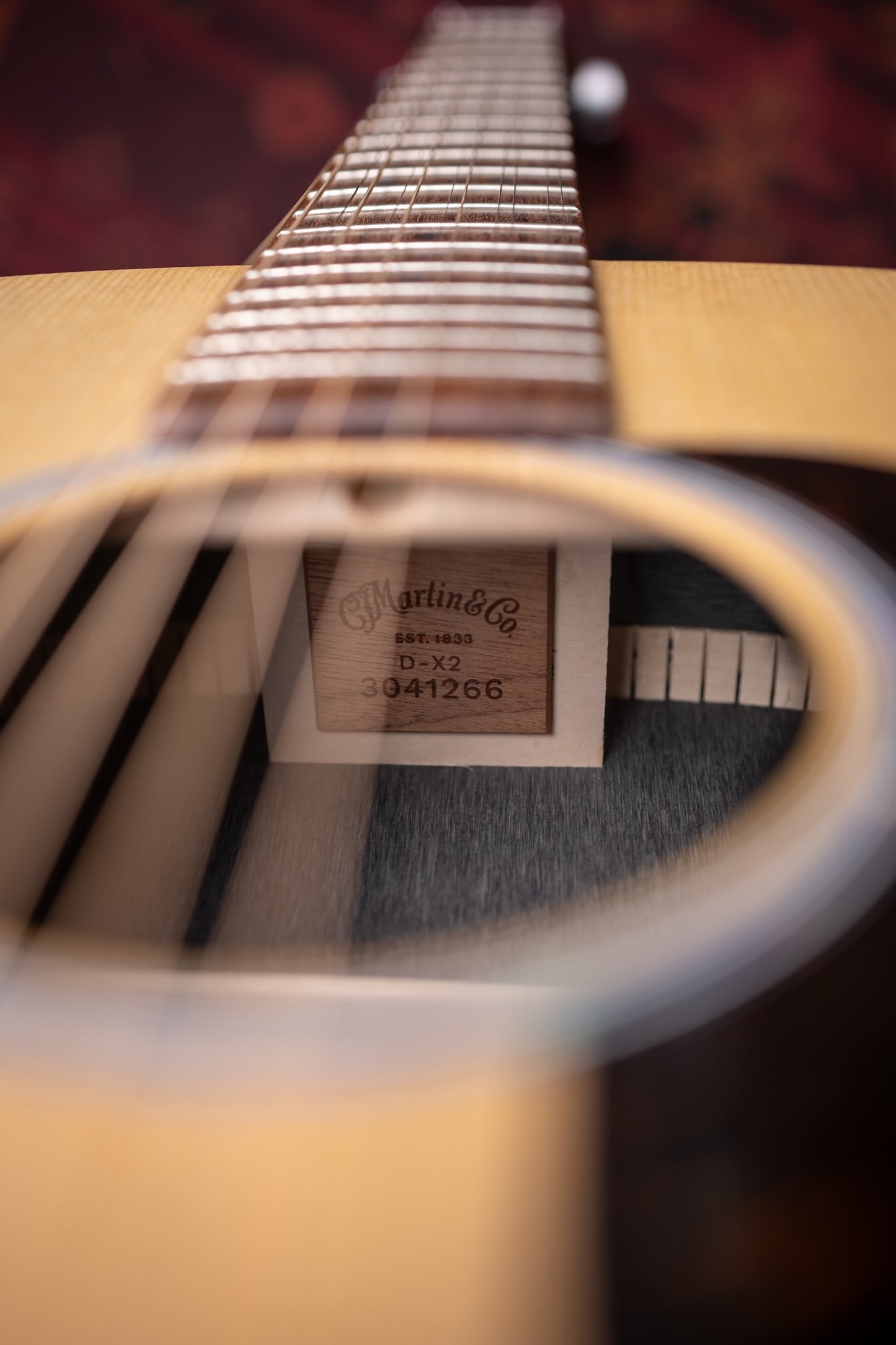 Martin D-X2E 12-String Acoustic-Electric Guitar - Brazilian Rosewood Pattern