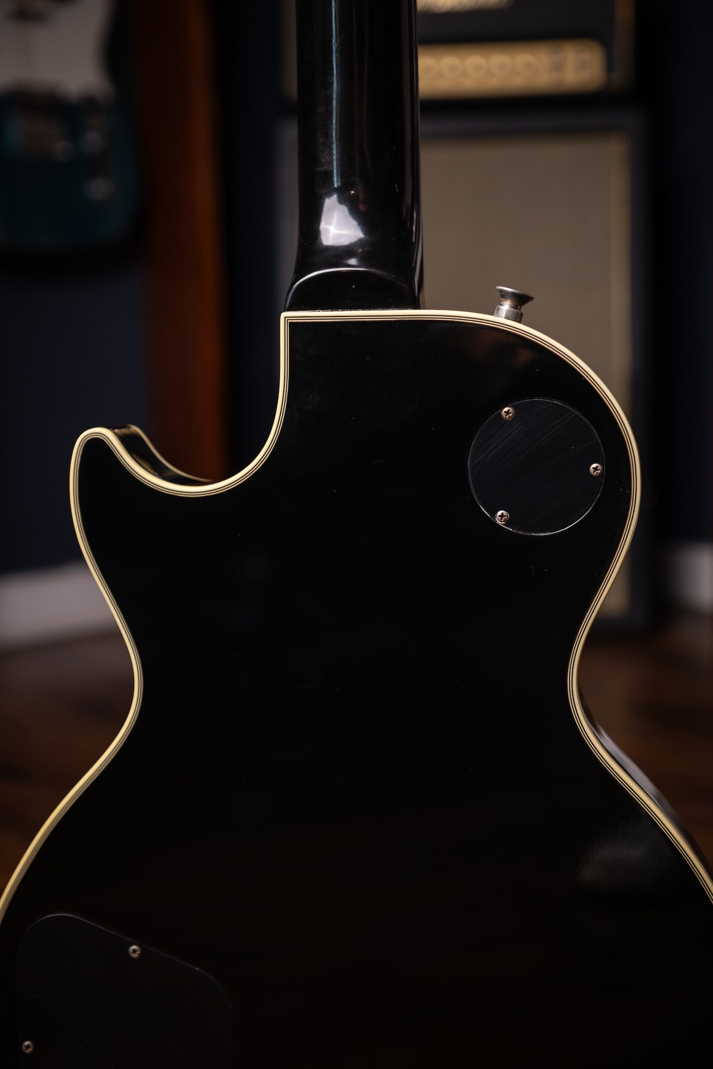 2010 Gibson Custom Shop 1968 Les Paul Custom Electric Guitar (50th Anniversary Seymour Duncan Pickups Installed) - Ebony