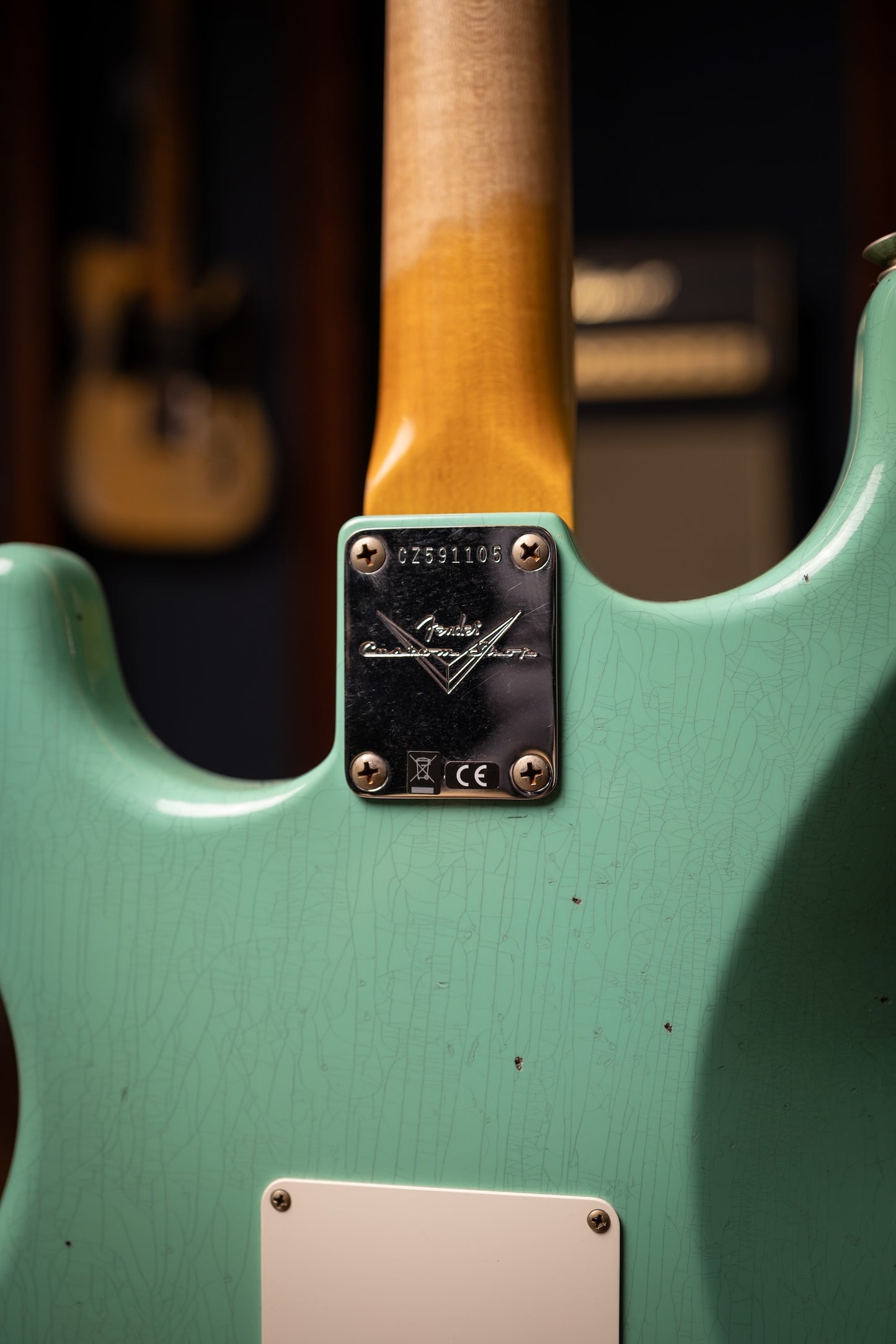 Fender 1959 Stratocaster® Journeyman Relic® Electric Guitar - Faded Aged Sea Foam Green