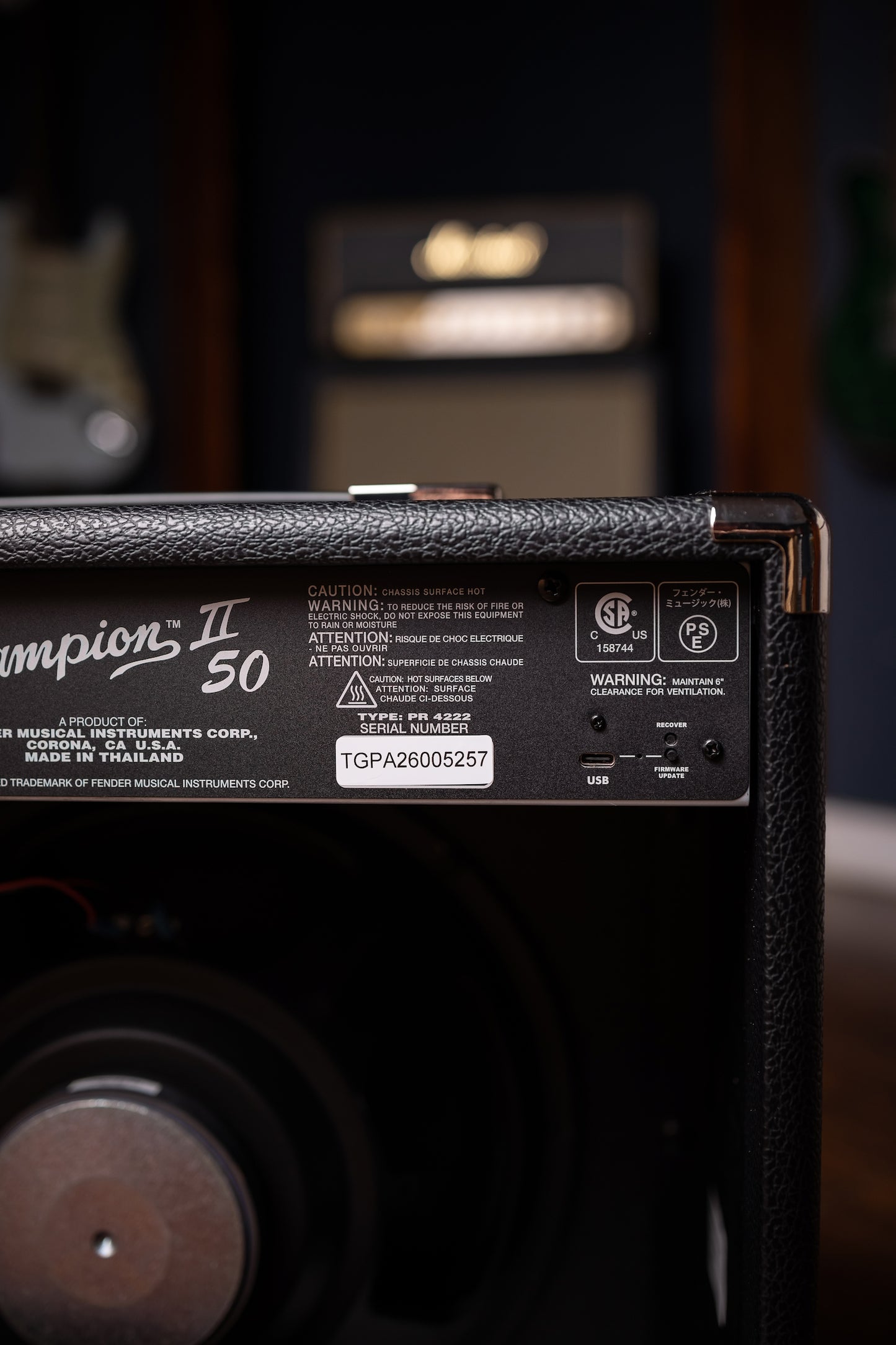 Fender Champion II 50 Combo Amp - Black