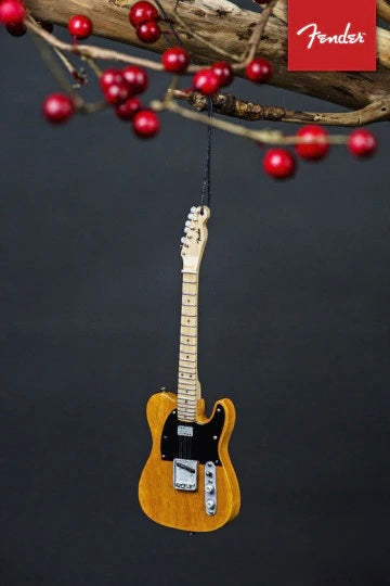 Fender Blonde Telecaster Guitar Holiday Ornament