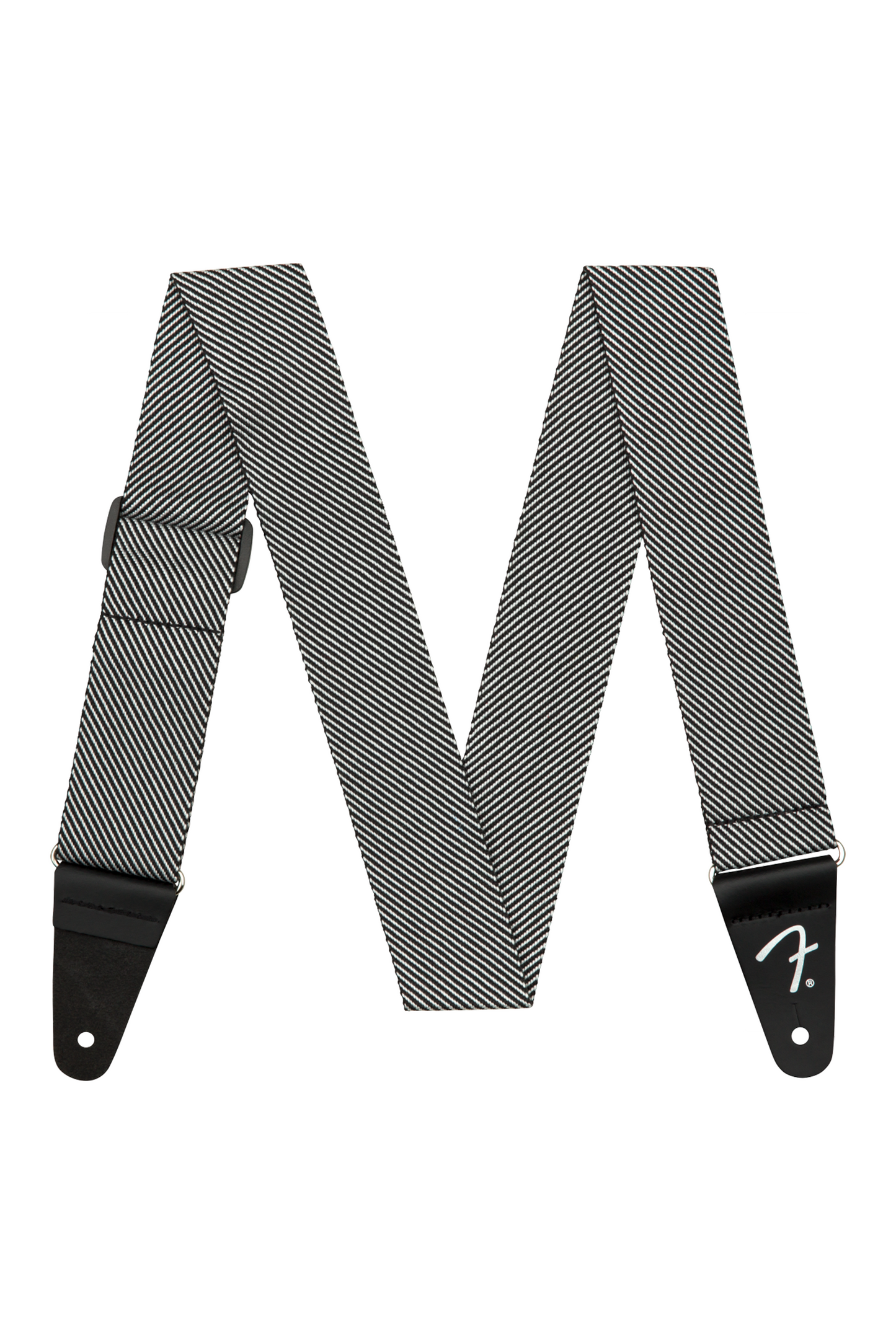 Fender 2" Modern Tweed Strap - White and Black