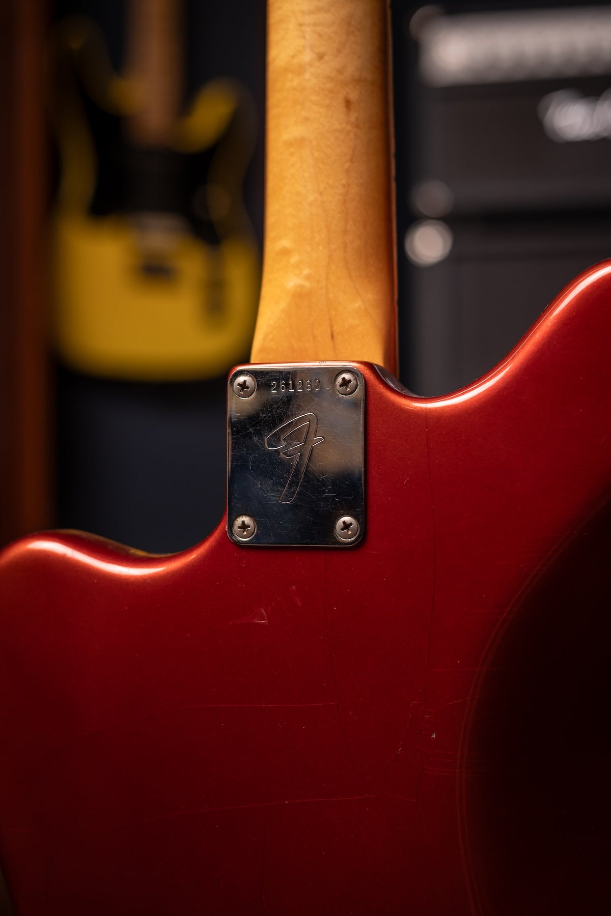 1969 Fender JazzMaster Electric Guitar - Candy Apple Red
