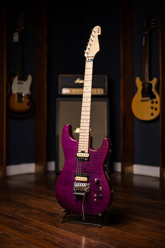 FuTone FU Pro Electric Guitar - Trans Purple