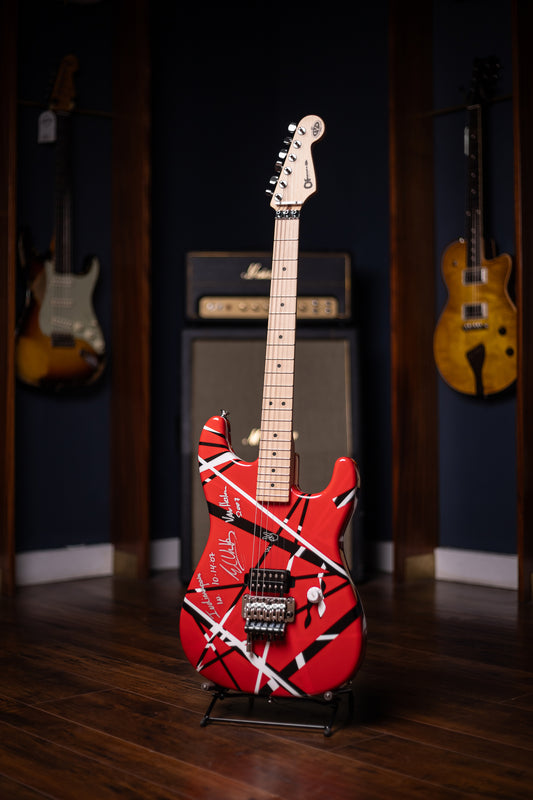 2007 Charvel EVH Striped Indianapolis - Red, Black, White