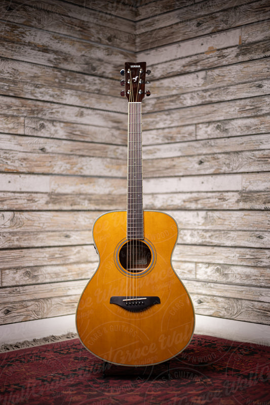 Yamaha FS-TA TransAcoustic Acoustic-Electric Concert Guitar - Vintage Tint
