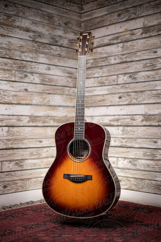 Yamaha LL-TA TransAcoustic Acoustic-Electric Dreadnought Guitar - Brown Sunburst