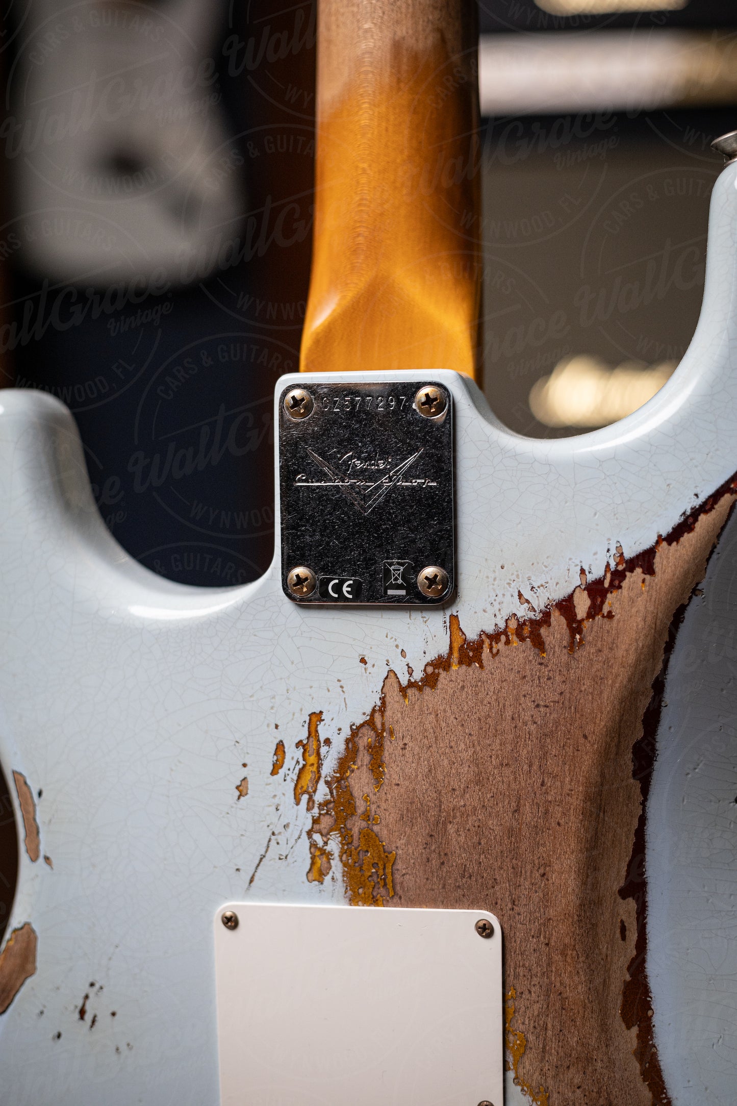Fender Custom Shop 1960 Stratocaster Heavy Relic Electric Guitar - Aged Sonic over Sunburst