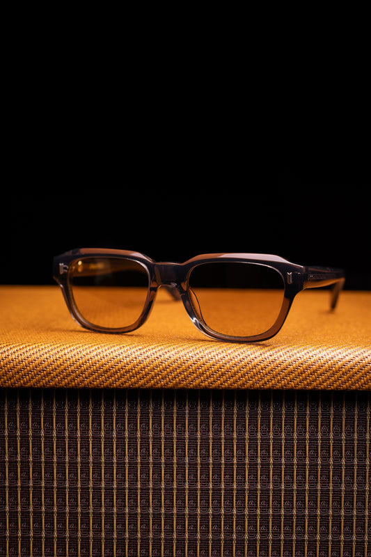 Johann Wolff Sunglasses - Dessau in Slate w/ Yellow Lenses