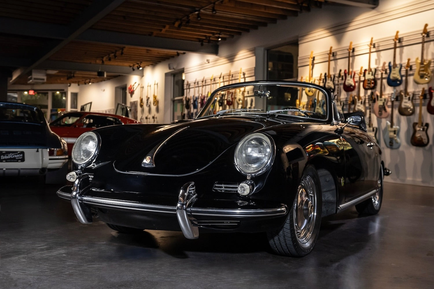 1962 Porsche 356 Super 90 Cabriolet | Black – Walt Grace Vintage