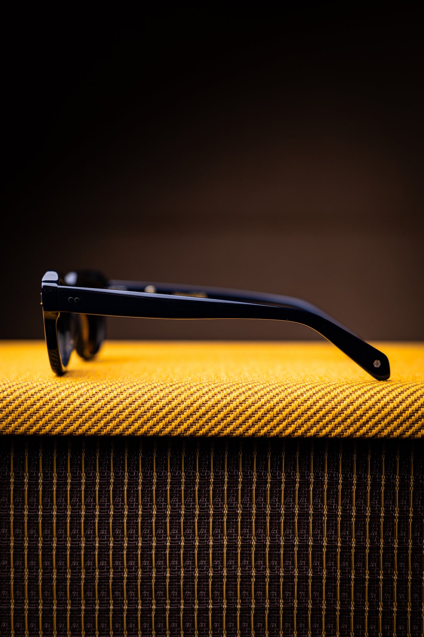 Johann Wolff Sunglasses - Dessau in Navy w/ Tuscan Lenses