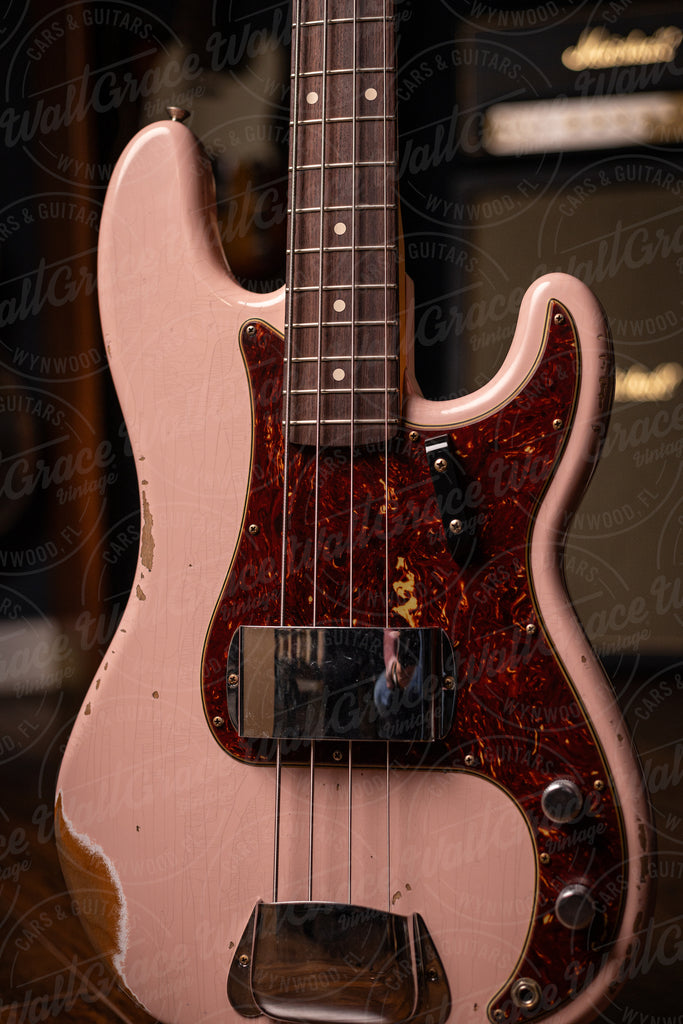 Fender Custom Shop '63 P-Bass Heavy Relic  - Shell Pink