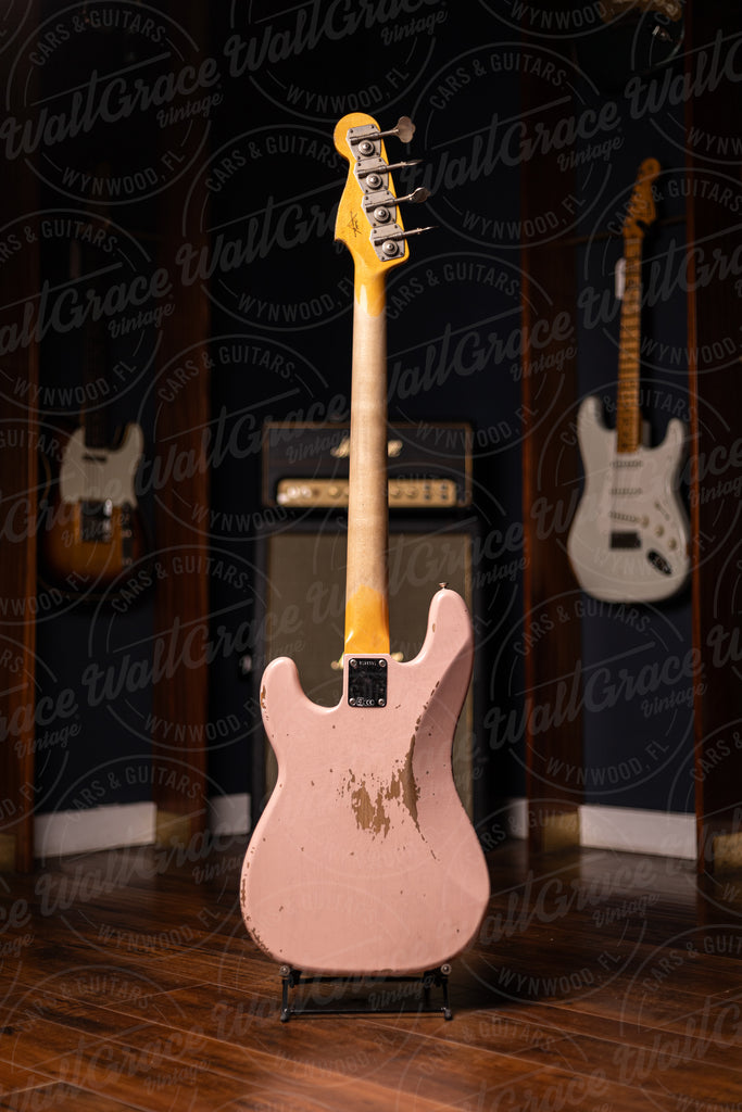 Fender Custom Shop '63 P-Bass Heavy Relic  - Shell Pink