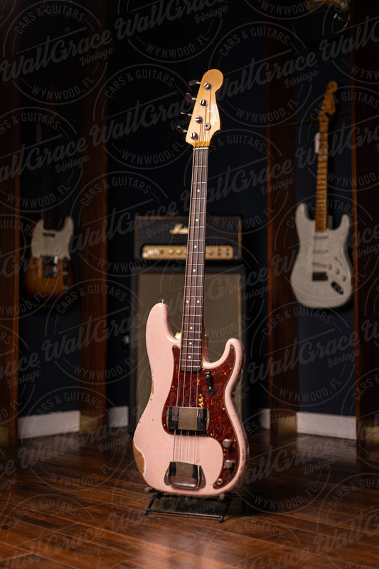 Fender Custom Shop '63 P-Bass Heavy Relic - Shell Pink