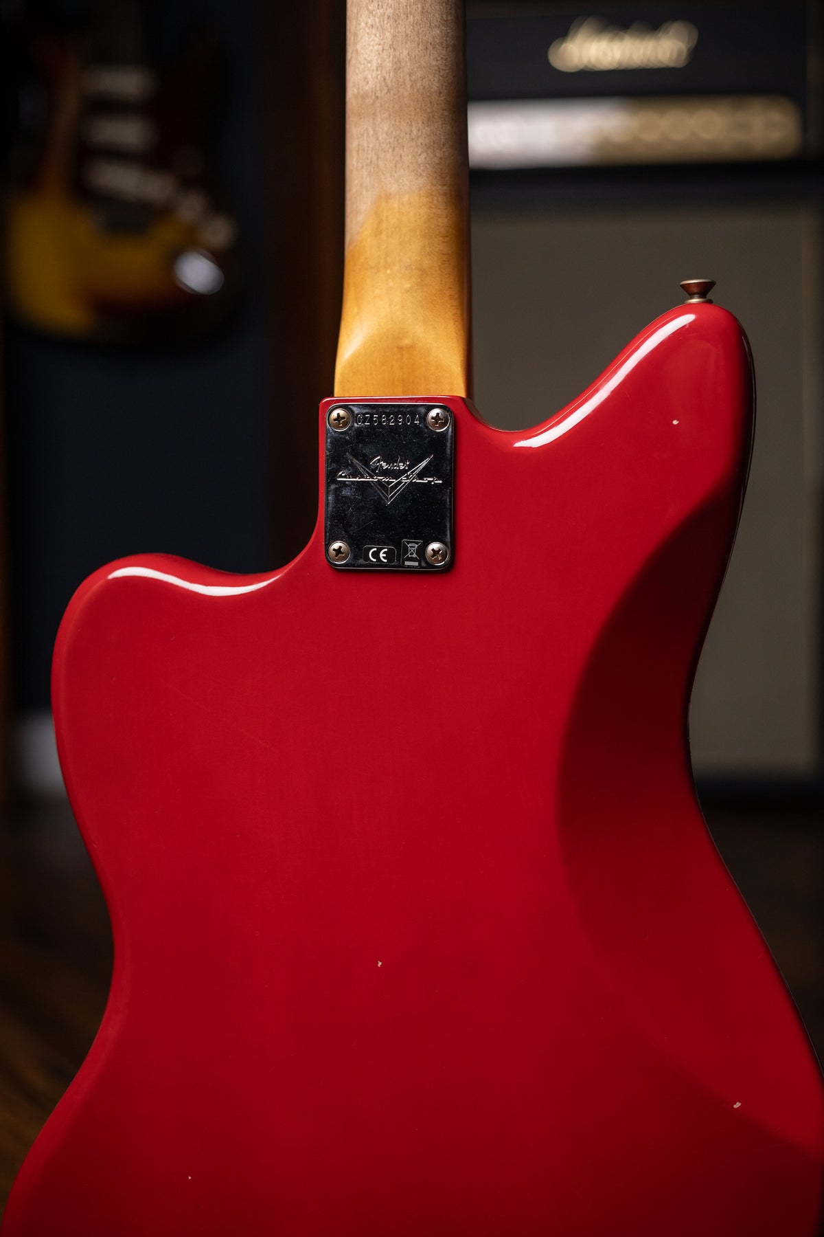 2025 Fender Custom Shop Journeyman 1959 250K Jazzmaster Electric Guitar - Aged Dakota Red