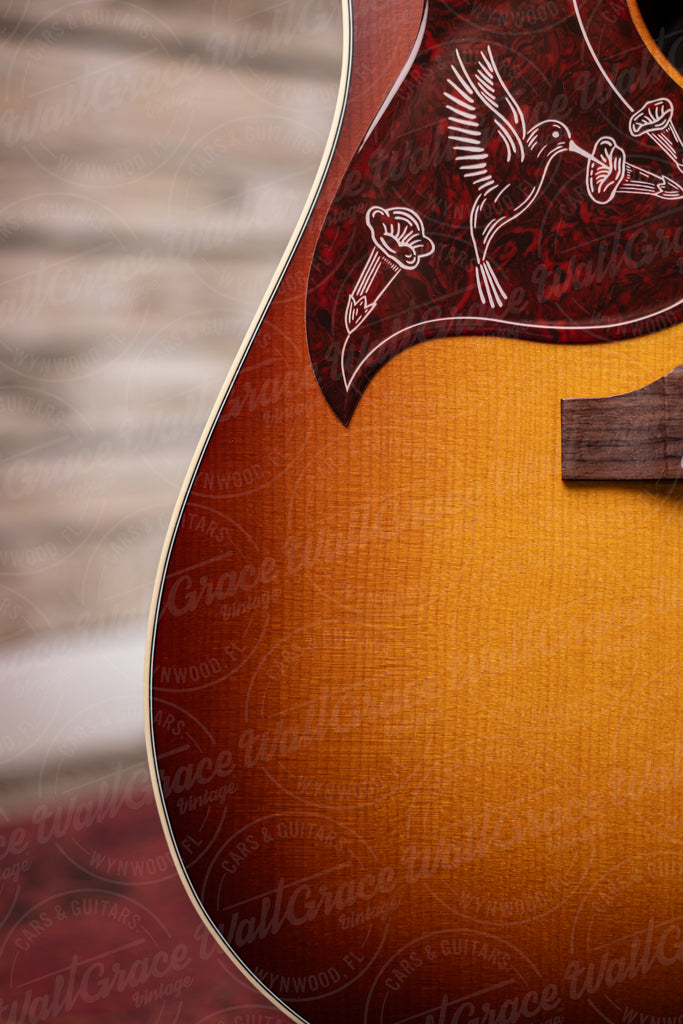 Gibson Hummingbird Studio Rosewood Acoustic Guitar - Satin Rosewood Bust