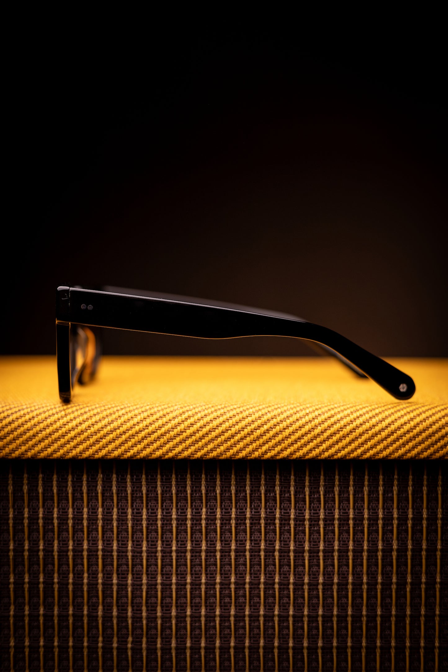 Johann Wolff Sunglasses - Anna in Black w/ Tuscan Polar Lenses