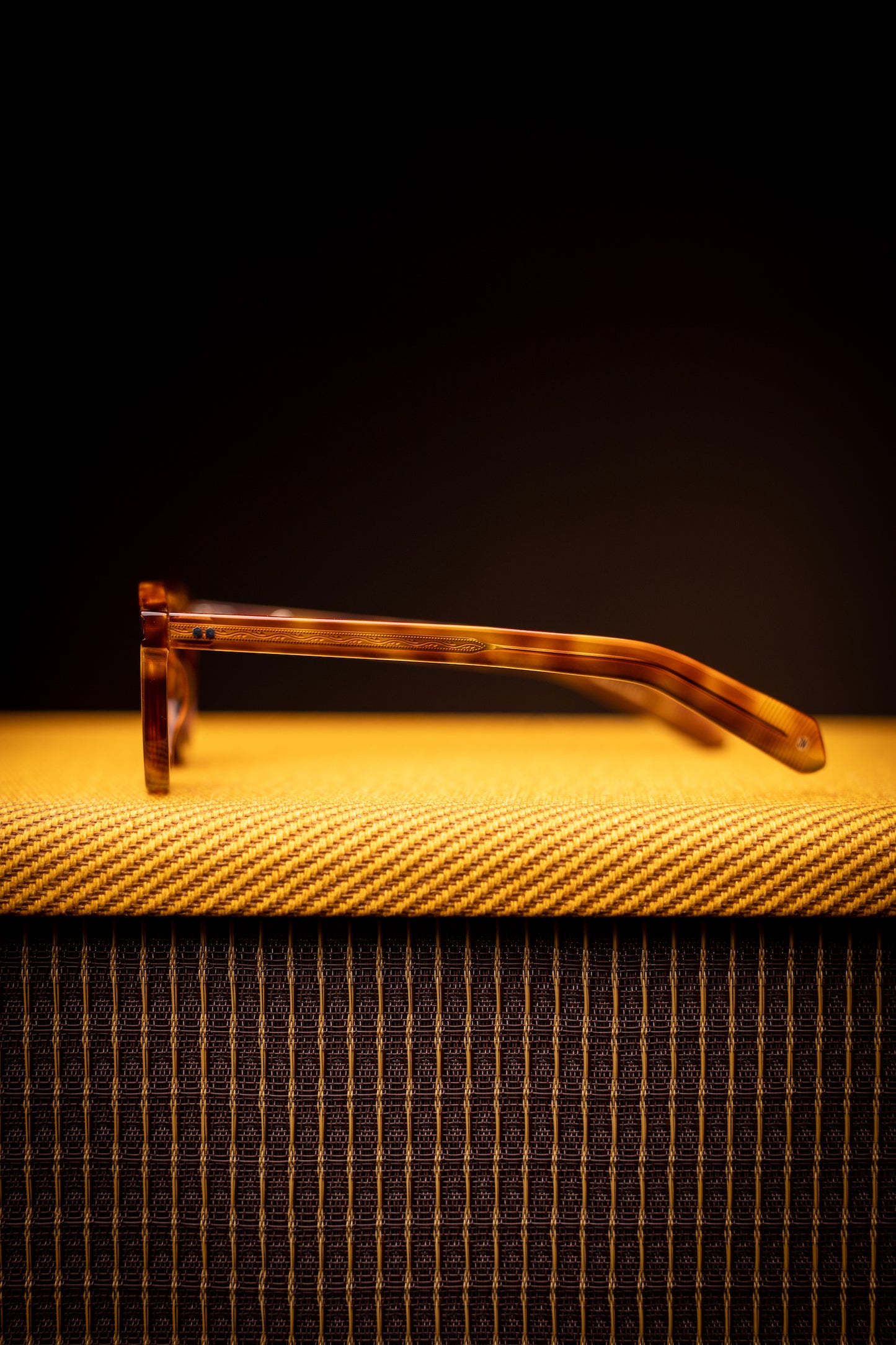 Johann Wolff Sunglasses - Carousel in Vintage Tortoise w/ Green Lenses