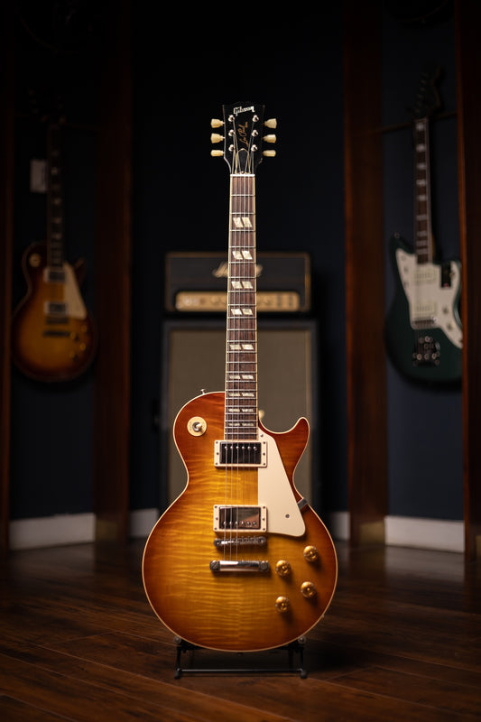 2014 Gibson Les Paul Long Scale Electric Guitar - Iced Tea Burst
