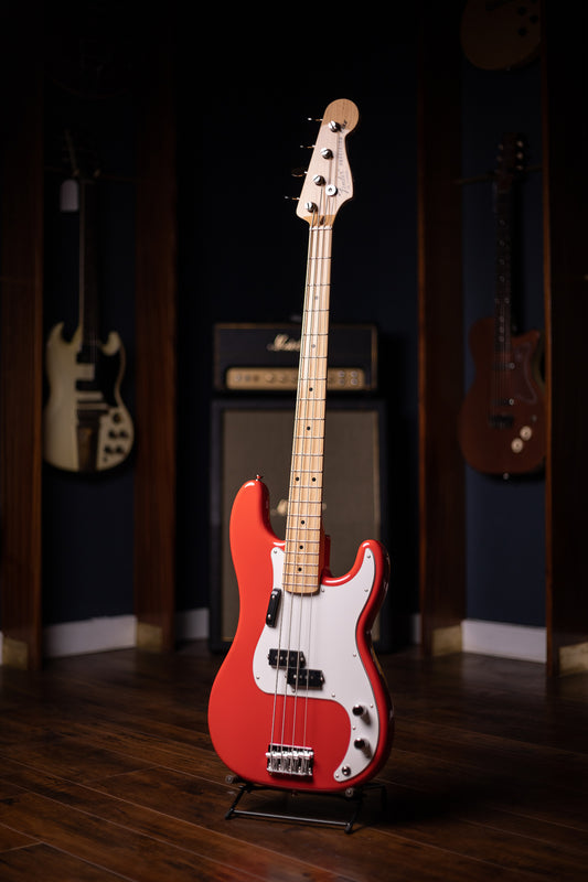 Fender Made in Japan Limited International Color Precision Bass - Morocco Red