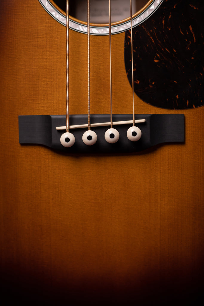 New  Martin D Jr-10E Acoustic-Electric Bass Guitar - Burst