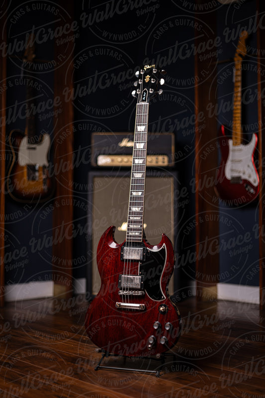 Gibson Custom Shop 1961 SG Standard w/ Stop Bar VOS Electric Guitar - Cherry Red