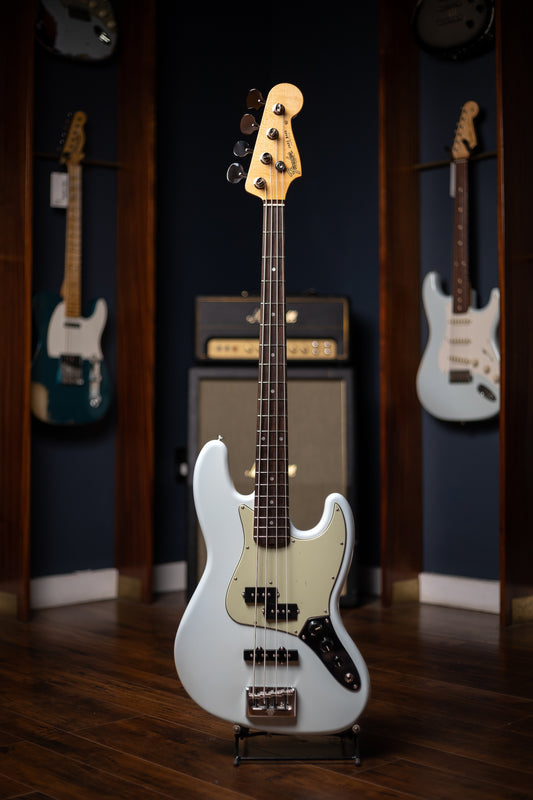 Fender Custom Shop Limited Edition Jazz Bass Special NOS Electric Bass - Aged Sonic Blue