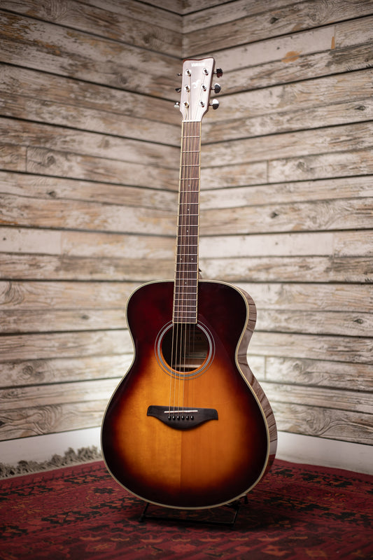 Yamaha FS-TA TransAcoustic Concert Acoustic Guitar - Brown Sunburst