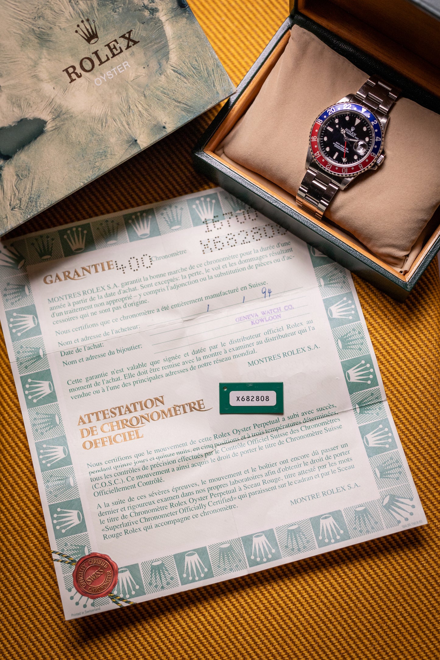 Circa 1991 Rolex GMT-Master "Pepsi" Ref. 16700 w/ Box and Papers