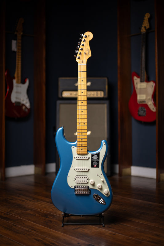 Fender American Professional Classic Stratocaster® HSS Electric Guitar - Lake Placid Blue