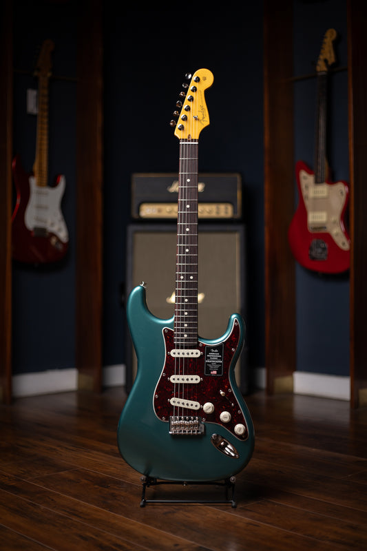 Fender American Professional Classic Stratocaster® Electric Guitar - Sherwood Green Metallic