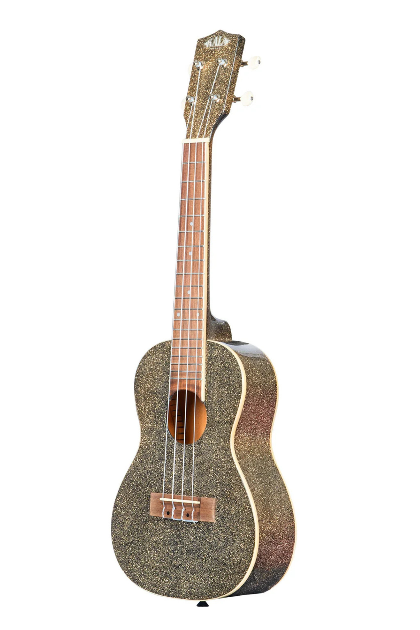 Kala Stardust Gold Sparkle Concert Ukulele