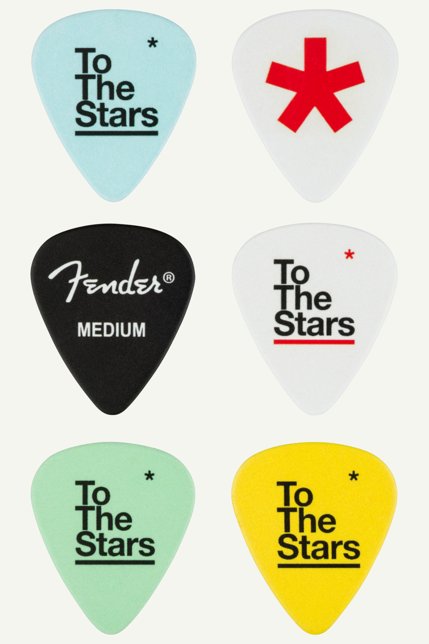 Fender Tom DeLonge 351 Celluloid Picks (6)