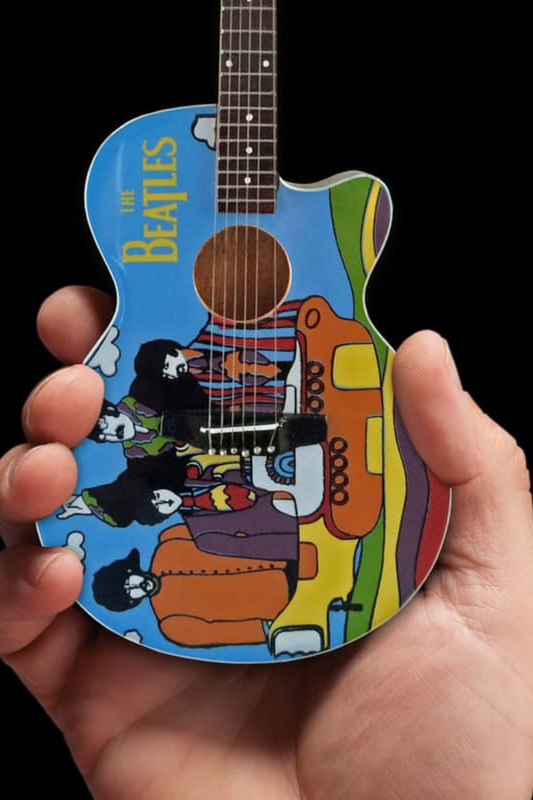 The Beatles Fab Four Yellow Submarine Acoustic - Mini Guitar