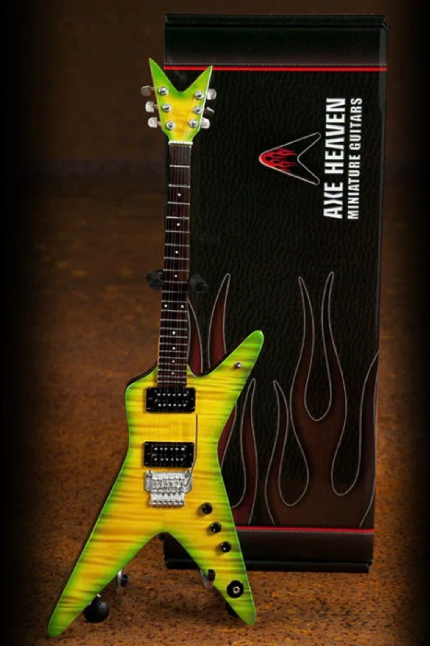Dimebag Darrell "Signature Slime Dime" - Mini Guitar