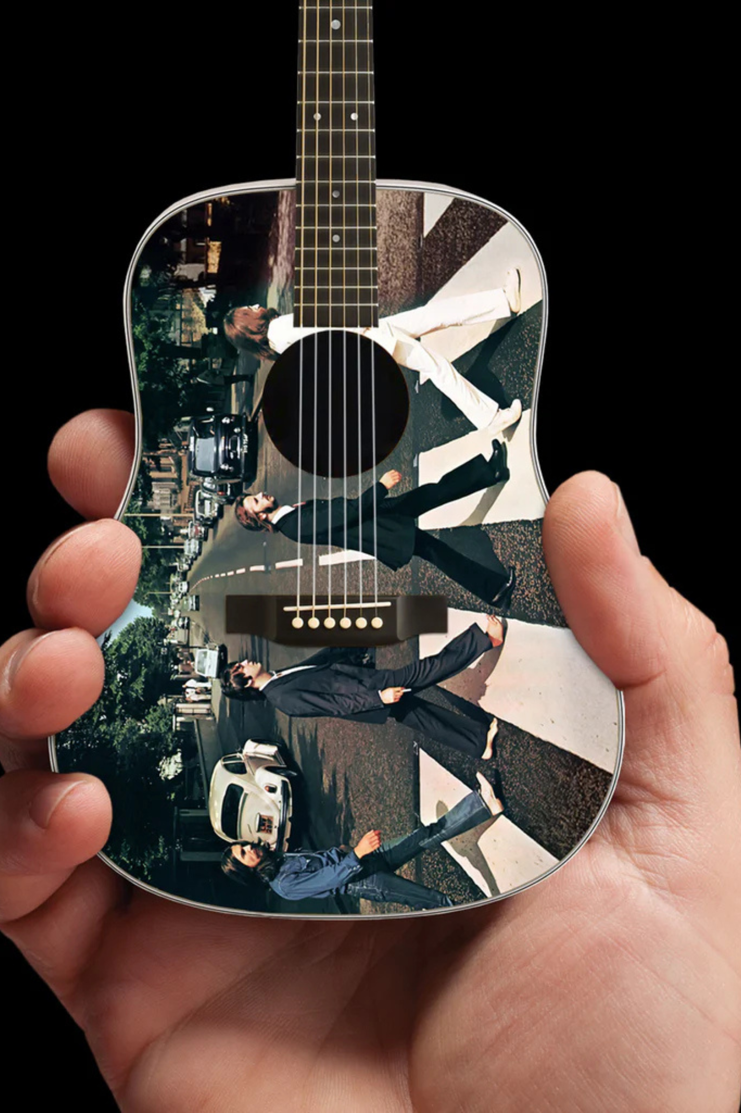 Fab Four Abbey Road Tribute Acoustic - Mini Guitar