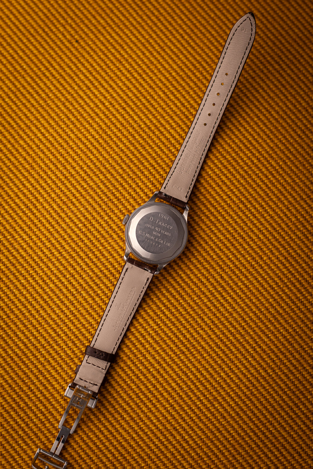 1950s Jaeger LeCoultre "Baby-Geophysic" Ref.E164 - Stainless Steel