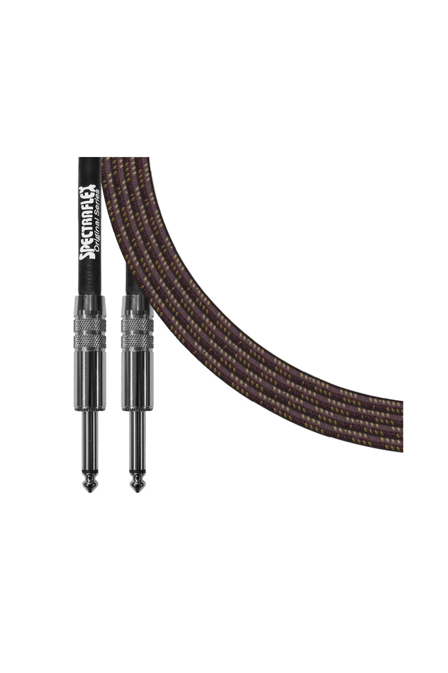 Spectraflex Original Braided Cable | Dual Straight 10 FT - 4 Dot / Brown