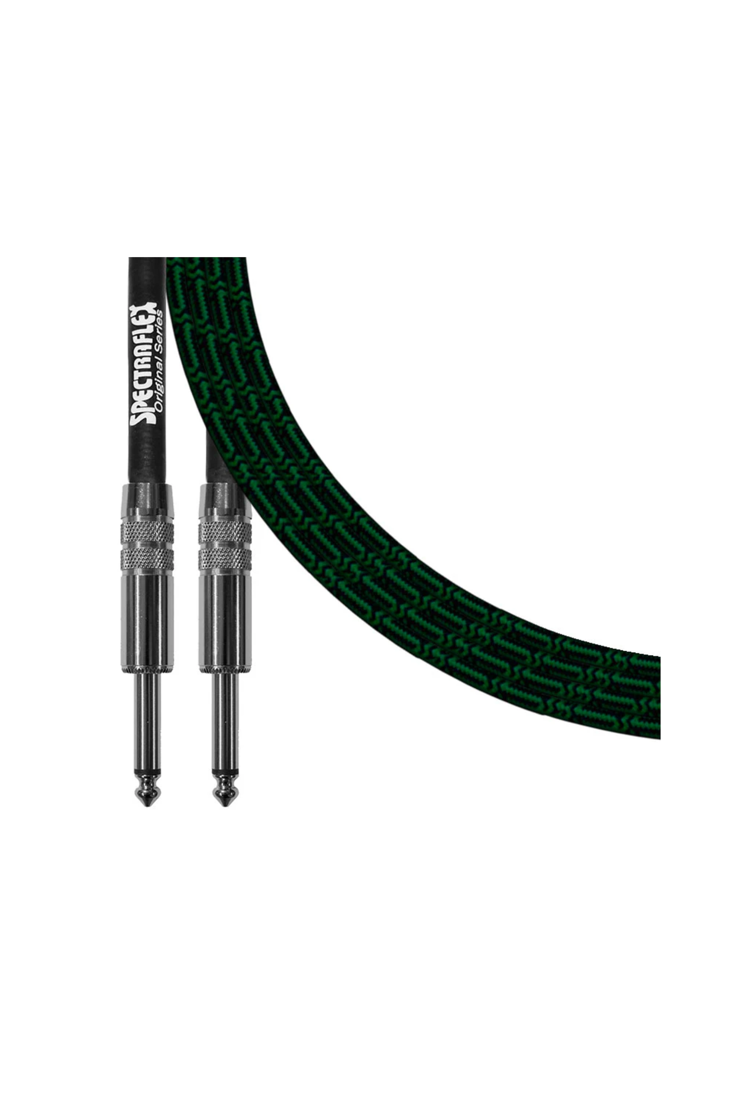 Spectraflex Original Braided Cable | Dual Straight 10 FT - Tron / Green