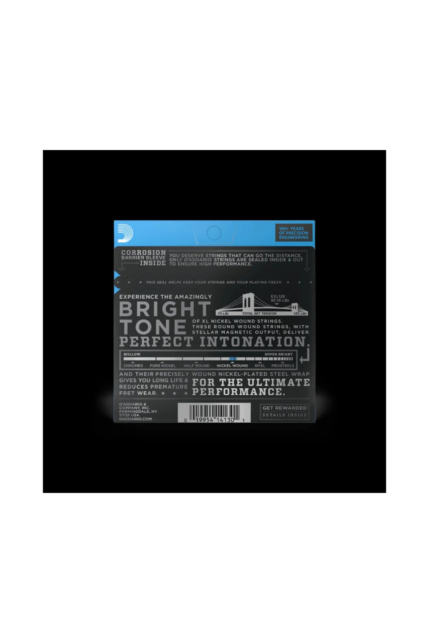 D’Addario EXL125 Nickel Wound 9-46 Electric Strings