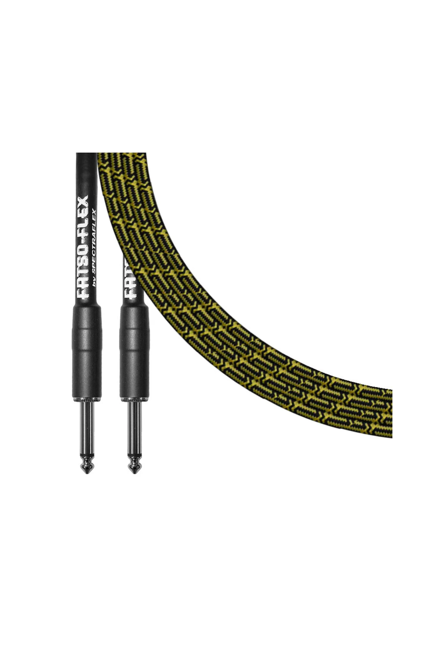 Spectraflex FatsoFlex Cable, Dual Straight 10 FT | Tron / Yellow