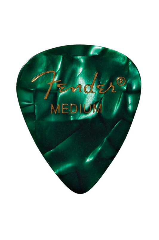 Fender Shape 351 Guitar Pick - Green Moto