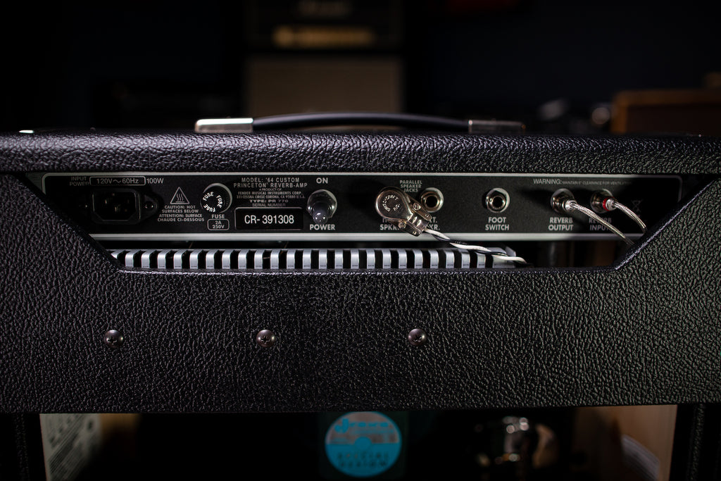 Fender '64 Custom Princeton Reverb Hand-wired Combo Amp - Black Tolex - Walt Grace Vintage