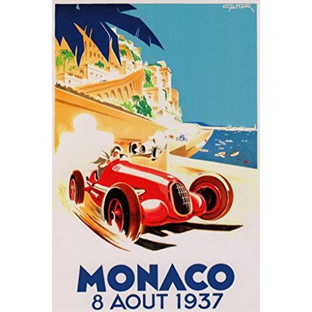 Monaco Greeting Cards - Walt Grace Vintage