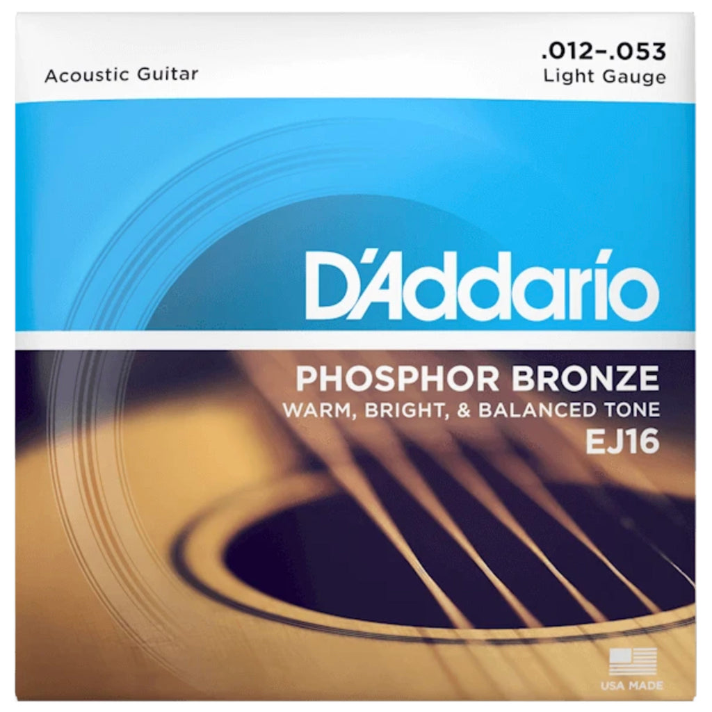 D'Addario - EJ16 Phosphor Bronze Acoustic 12-53