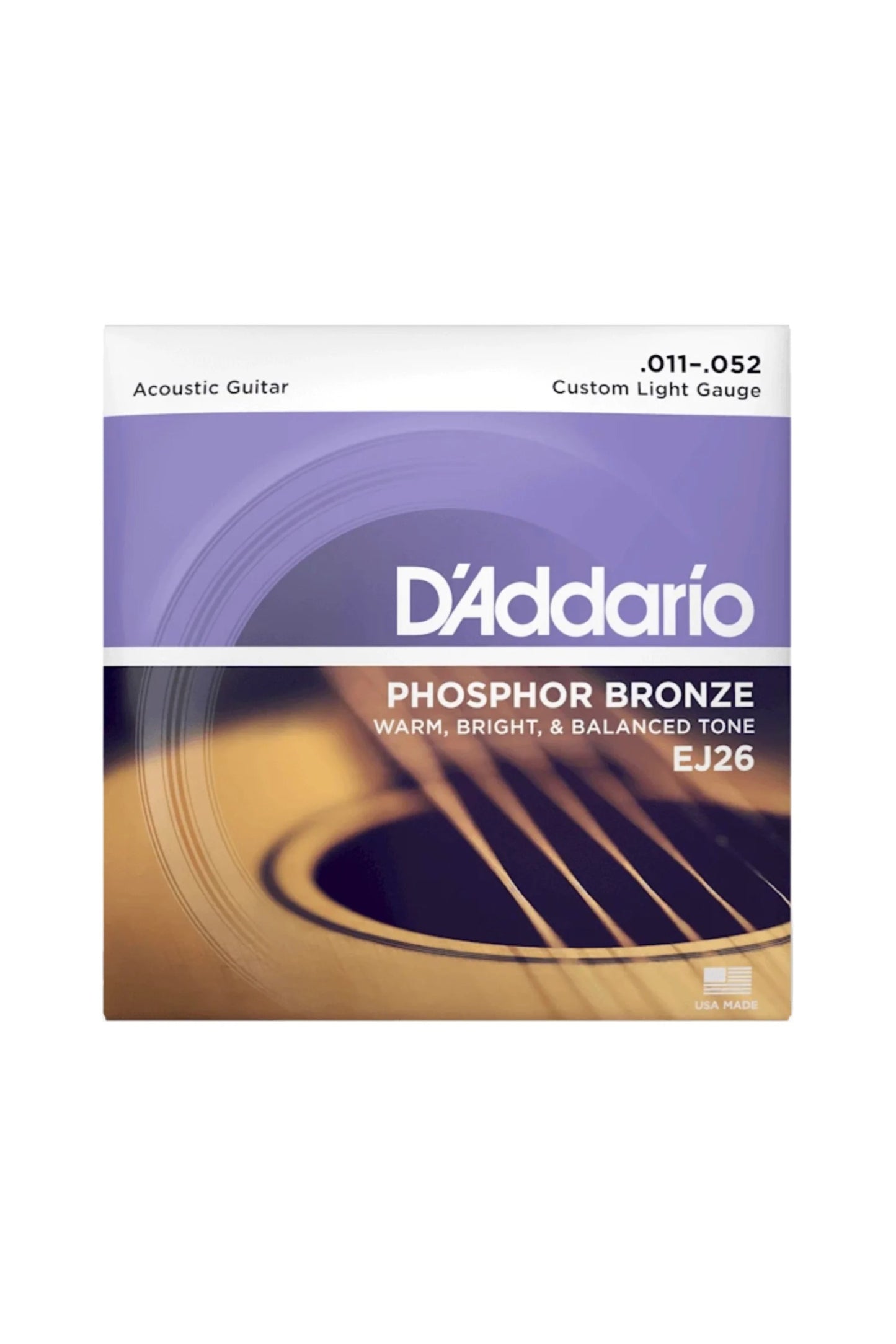 D'Addario - EJ26 Phosphor Bronze Acoustic 11-52
