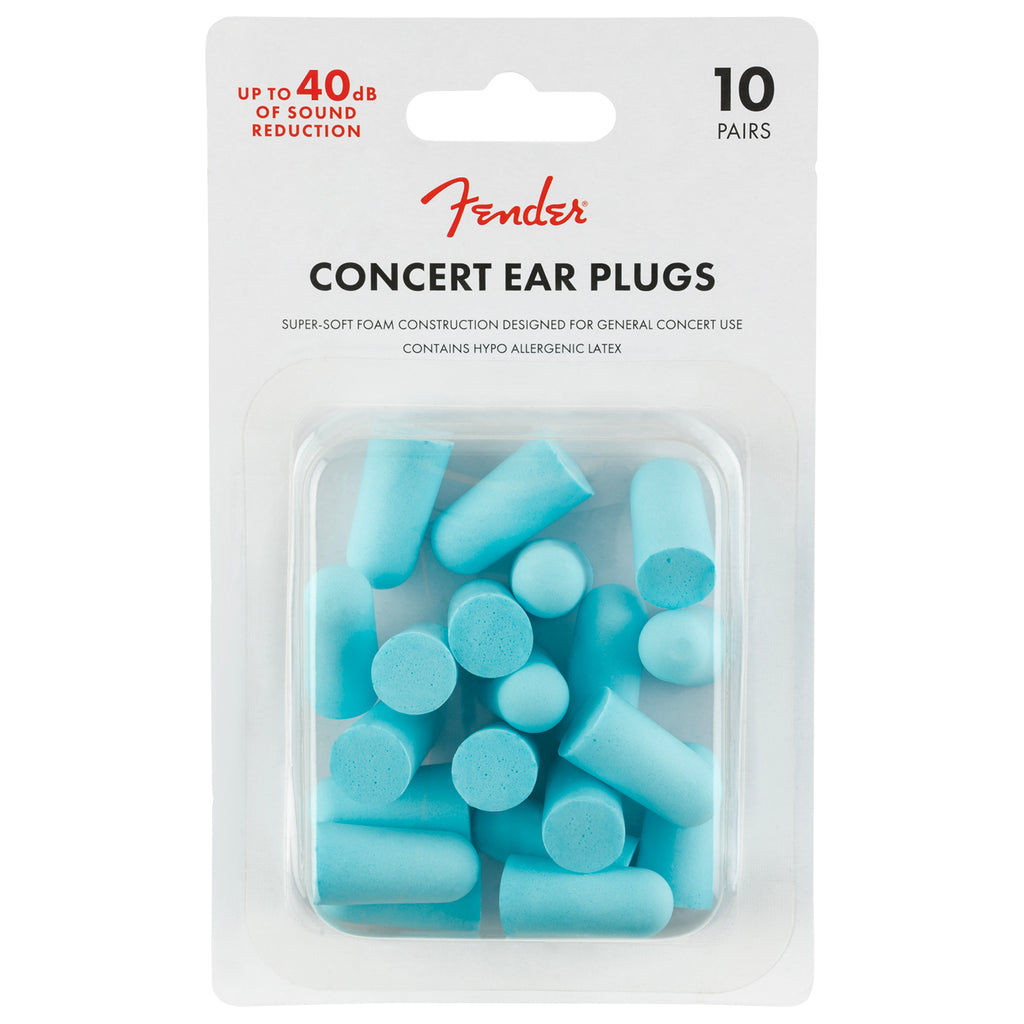 Fender Concert Ear Plugs - Pack of 10 Pairs