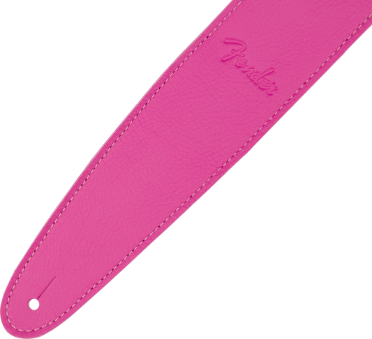 Fender Limited Leather Strap - Bubblegum