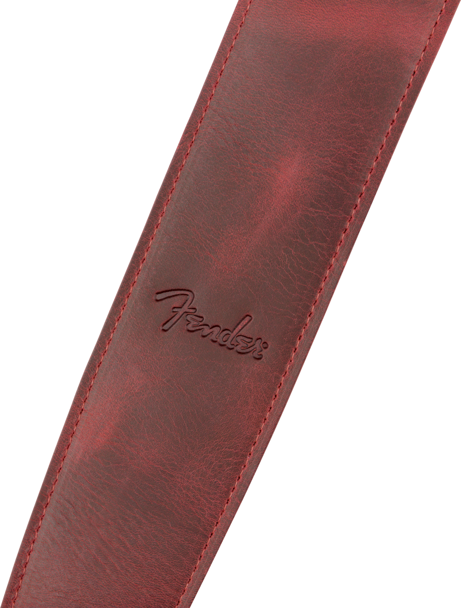 Fender Limited Leather Strap - Oxblood